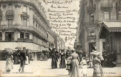 CPA Angers the street Lorraine Alsace