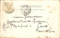 CPA Angers the street Lorraine Alsace