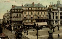 CPA Angers Places rallying and the street Lenepveu