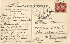 CPA Angers Market with the flowers Boulevard of town hall TOP