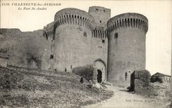 CPA Villeneuve Avignon the fort Saint Andre