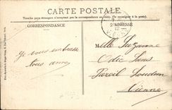 Angers CPA post office building and Telegraphes Places rallying