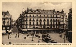 Angers CPA places Rue rallying of Alsace the new stores of the New Galleries