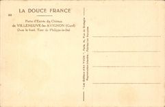 Villeneuve Avignon CPA Main door of the castle In the content Philippe Turn the Beautiful one