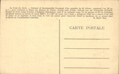 CPA the bridge of Gard Entering of the aqueduct