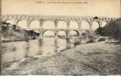 CPA the bridge of Gard