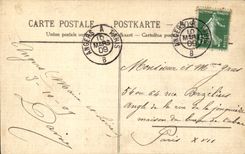 CPA Angers Boulevard of the castle taken of the bridge of the Low Chain