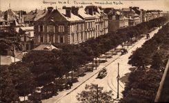 CPA Angers Boulevard Foch Marshal
