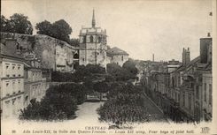 CPA Amboise Aile Louis XII la salle des quatre travees 