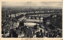 CPA Lyon Seen on the Saone