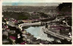 CPA Lyon panorama Seen on the Saone