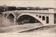 Lyon CPA the new bridge of the hotel God