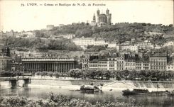 CPA Lyon Slope and ND basilica of Fourviere