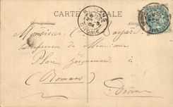 Lyon CPA Monument Burdeau botanical garden) Lion