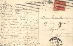 Lyon CPA Statue of Amp Children