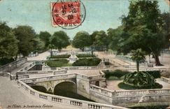 CPA Nimes der Garten des Brunnens