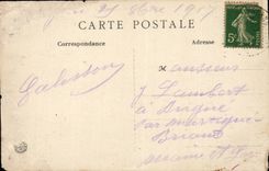 CPA Lyon Places Republic Carnot Monument and street President Carnot