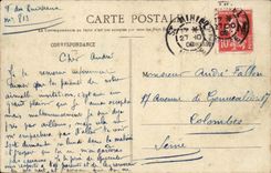 Saint Mihiel CPA With the rocks the martyrdom