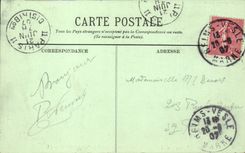 Reims CPA Cathedral Detail of the central portal