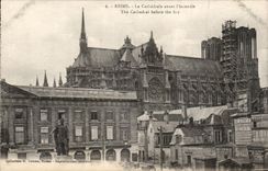 Reims CPA Cathedral before the fire