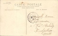 Reims CPA Statue of the Marshal Drouet Count d' Erlon Boulevard Gerbert Victor Hugo