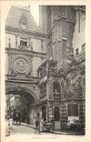 CPA Rouen the large clock