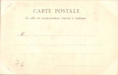 CPA Rouen the large clock