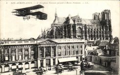 Reims CPA busy the Farman airplane has Reims