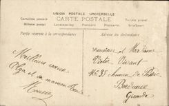 CPA Fantaisie Femme Bonne annee