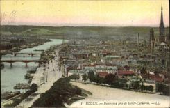 Rouen CPA Panorama taken of co Catherine