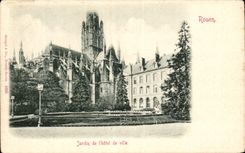 Rouen CPA Garden of the town hall