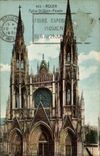 CPA Rouen Church St ouen the frontage