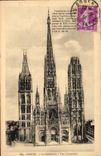 CPA Rouen the Overall picture cathedral