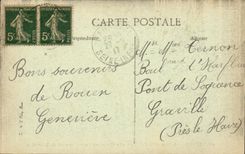 CPA Interior Rouen of the cathedral the Norman chorus stye ogival of 13th