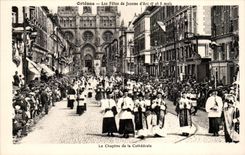 CPA Orleans festivals of Jeanne of arc May 7th and 8th the chapter of the cathedral