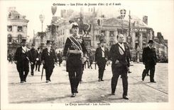 CPA Orleans festivals of Jeanne of arc May 7th and 8th the constitutional body authorities