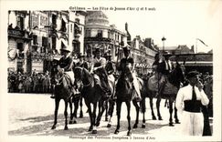 CPA Orleans the festivals of Jeanne of arc Hommage May 7th and 8th to the French provinces has Jeanne of arc