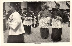 CPA Orleans festivals of Jeanne of arc May 7th and 8th bishops