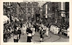 CPA Orleans festivals of Jeanne of arc May 7th and 8th parishes