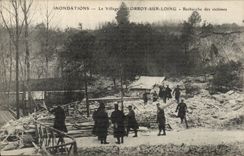 Inondations CPA the village of Lorroy on Loing Seeks victims