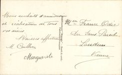 CPA Phantasie-Kind-Franzose-Markierungsfahne