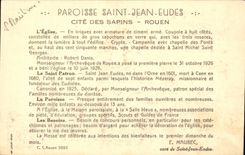 Rouen CPA Church Saint Jean Eudes ISCED of the Fir trees