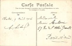 Chartres CPA the cathedral Seen from of the Guillaume door