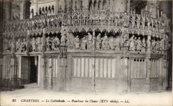 Chartres CPA the Portour cathedral of the chorus