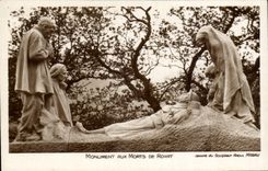 CPA War memorial of Royat