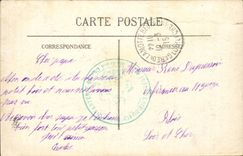 CPA bridge Saint Maxence the destroyed bridge