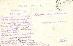 CPA Champguyon after the bombardment