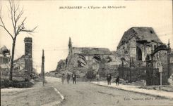 CPA Montdidier the church of St sepulchre