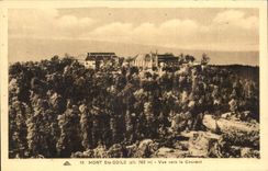 CPA Mont Saint Odile gesehen in Richtung zum Kloster
