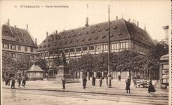 CPA Strasbourg Places Gutenberg